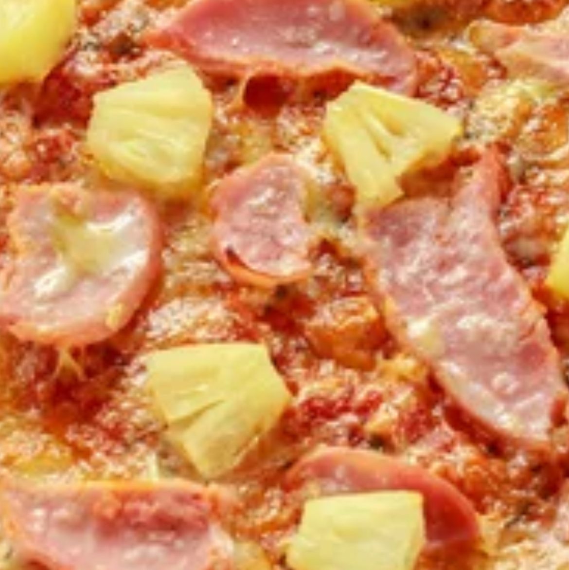 Gluten Free Hawaiian Pizza.