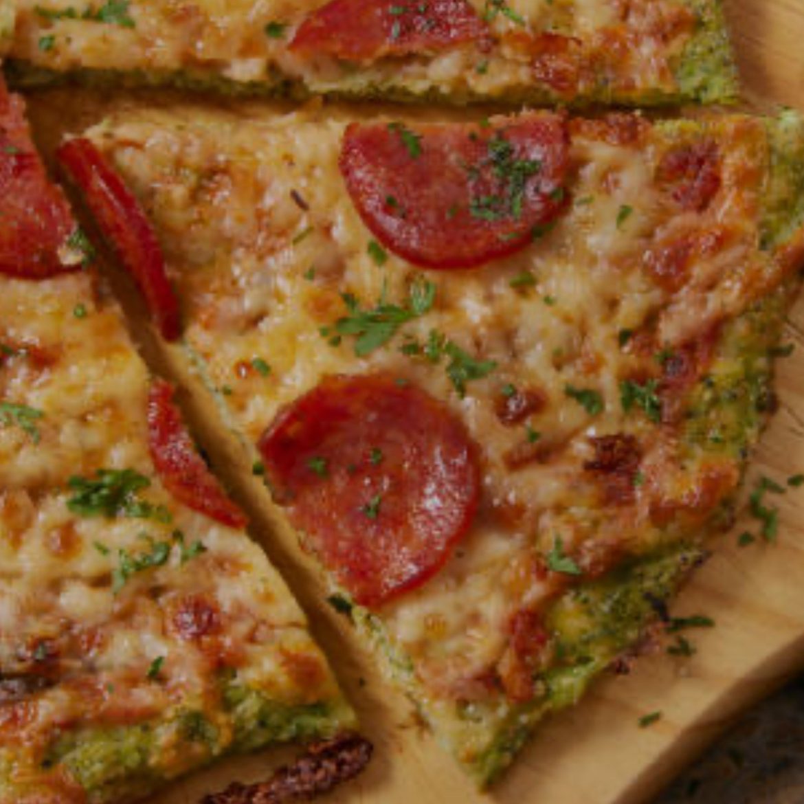 Gluten Free Pepperoni Pizza.