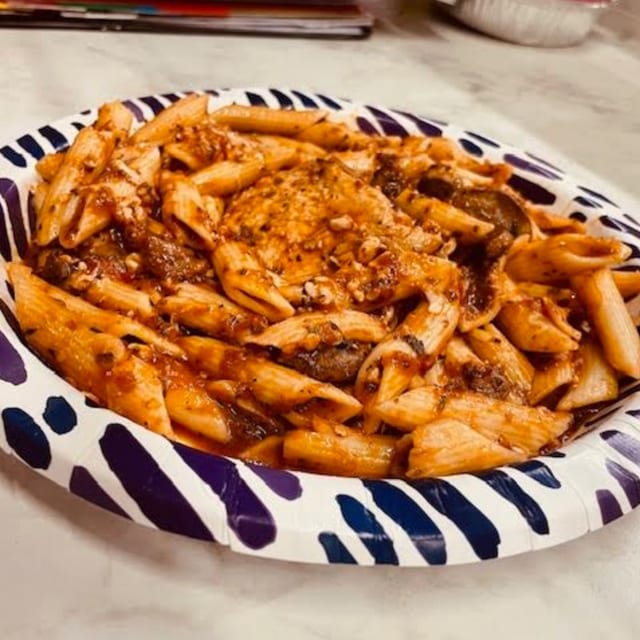 Penne Pasta with In-House Sauces.