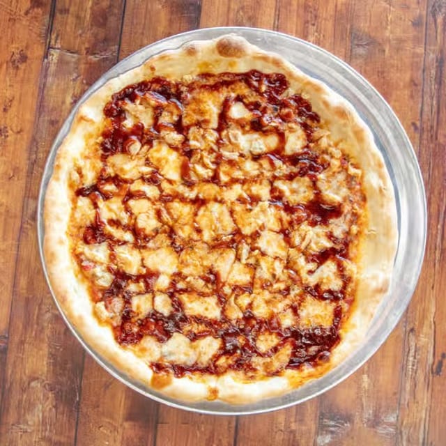 BBQ Chicken Pizza.